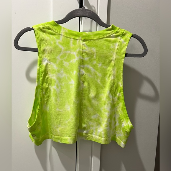 Lululemon All Yours Tank Tie Dye Yellow - Picture 2 of 3